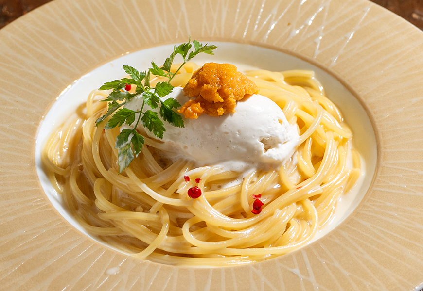 ドワの濃厚なクリームパスタ
